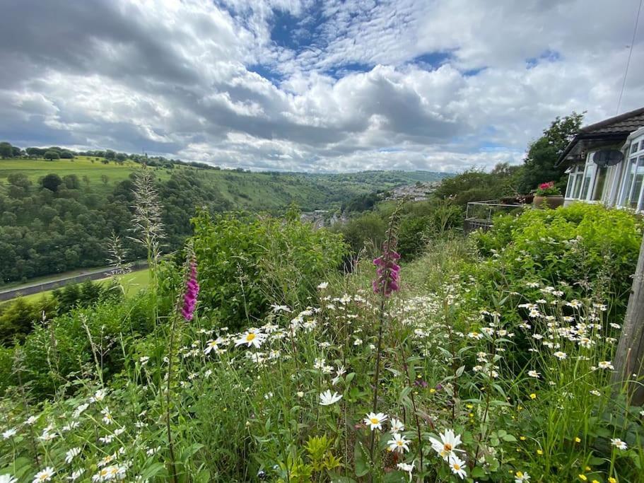 The Crest Hillside Retreat With Hot Tub Villa Abertillery Buitenkant foto